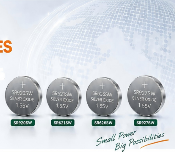 Four CHAOGUAN 1.55V silver oxide batteries